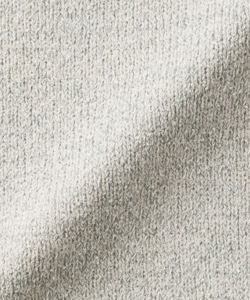 MUJI Labo（ムジラボ）の「〔MUJI Labo〕婦人　コットン混ブークレ五分袖セーター（ニット/セーター・レディース・ライトグレー/ネイビー・S/M/L/XL）」の6枚目の写真