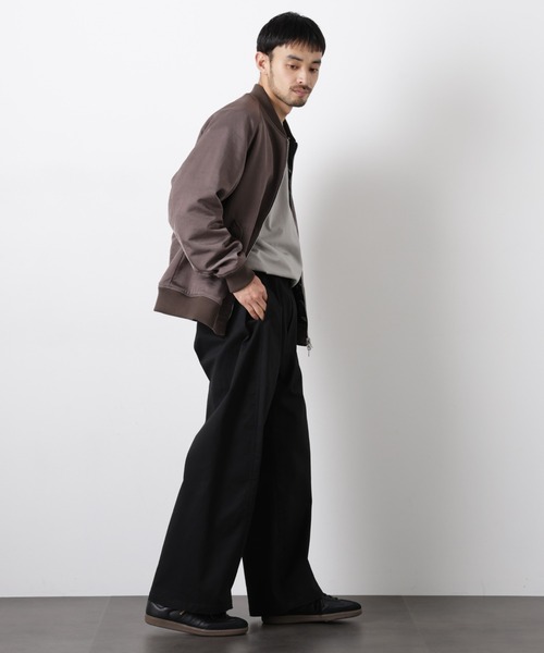 NANO universe(ナノユニバース)の「「ASSEMBLANC」ベルテッド3Dパンツ(その他パンツ・メンズ・ベージュ/ブラック・M/L)」の13枚目の写真