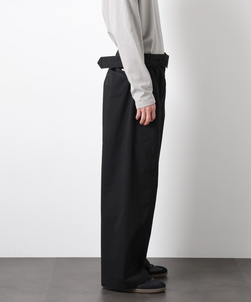 NANO universe(ナノユニバース)の「「ASSEMBLANC」ベルテッド3Dパンツ(その他パンツ・メンズ・ベージュ/ブラック・M/L)」の16枚目の写真