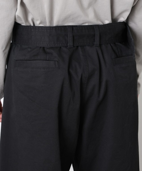 NANO universe(ナノユニバース)の「「ASSEMBLANC」ベルテッド3Dパンツ(その他パンツ・メンズ・ベージュ/ブラック・M/L)」の20枚目の写真