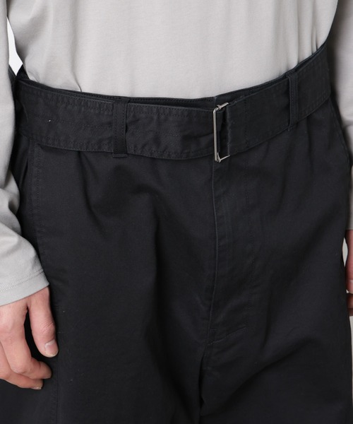 NANO universe(ナノユニバース)の「「ASSEMBLANC」ベルテッド3Dパンツ(その他パンツ・メンズ・ベージュ/ブラック・M/L)」の18枚目の写真