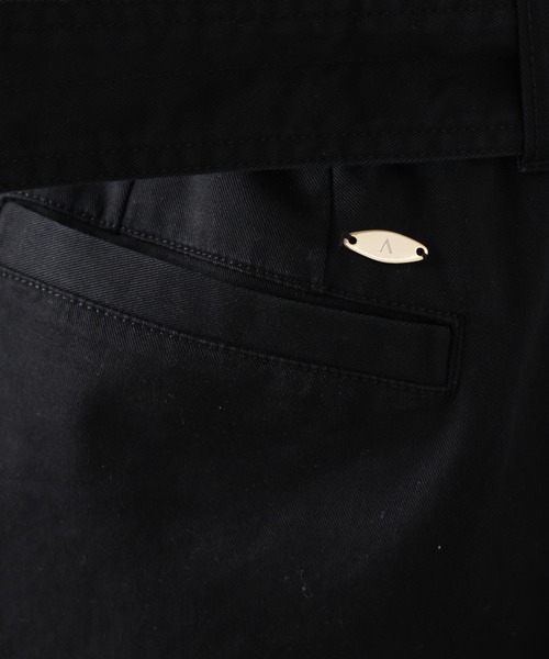 NANO universe(ナノユニバース)の「「ASSEMBLANC」ベルテッド3Dパンツ(その他パンツ・メンズ・ベージュ/ブラック・M/L)」の21枚目の写真