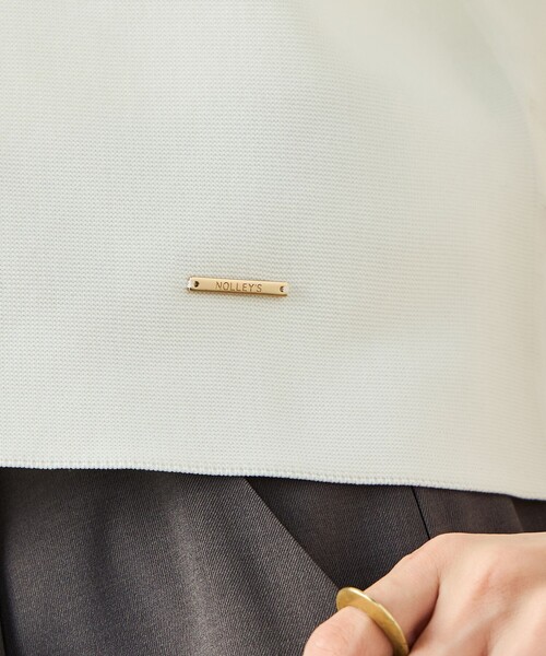 NOLLEY’S（ノーリーズ）の「《手洗い可能》ホールガーメントニットＴ（ニット/セーター・レディース・アイボリー/ダークブラウン/ネイビー・38）」の12枚目の写真