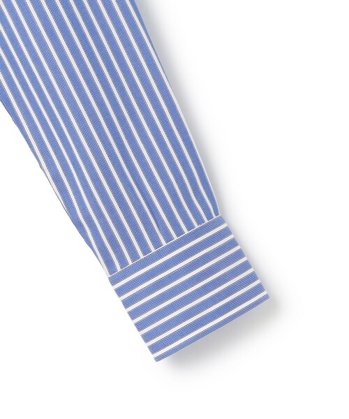 J.PRESS（ジェイプレス）の「【PREMIUM PLEATS / 形態安定】スーピマコットンパナマストライプ シャツ / B.D.（シャツ/ブラウス・メンズ・ブラウン系1/ネイビー系1・首回り40cm-裄丈85cm/首回り39cm-裄丈84cm/首回り38cm-裄丈84cm/首回り37cm-裄丈82cm/首回り43cm-裄丈86cm/首回り42cm-裄丈86cm/首回り41cm-裄丈85cm）」の6枚目の写真