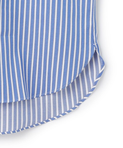 J.PRESS（ジェイプレス）の「【PREMIUM PLEATS / 形態安定】スーピマコットンパナマストライプ シャツ / B.D.（シャツ/ブラウス・メンズ・ブラウン系1/ネイビー系1・首回り40cm-裄丈85cm/首回り39cm-裄丈84cm/首回り38cm-裄丈84cm/首回り37cm-裄丈82cm/首回り43cm-裄丈86cm/首回り42cm-裄丈86cm/首回り41cm-裄丈85cm）」の7枚目の写真