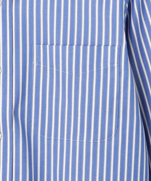 J.PRESS（ジェイプレス）の「【PREMIUM PLEATS / 形態安定】スーピマコットンパナマストライプ シャツ / B.D.（シャツ/ブラウス・メンズ・ブラウン系1/ネイビー系1・首回り40cm-裄丈85cm/首回り39cm-裄丈84cm/首回り38cm-裄丈84cm/首回り37cm-裄丈82cm/首回り43cm-裄丈86cm/首回り42cm-裄丈86cm/首回り41cm-裄丈85cm）」の8枚目の写真