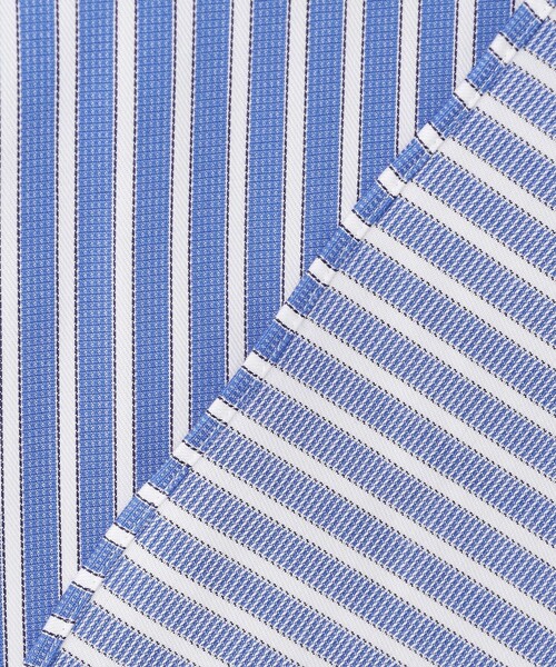 J.PRESS（ジェイプレス）の「【PREMIUM PLEATS / 形態安定】スーピマコットンパナマストライプ シャツ / B.D.（シャツ/ブラウス・メンズ・ブラウン系1/ネイビー系1・首回り40cm-裄丈85cm/首回り39cm-裄丈84cm/首回り38cm-裄丈84cm/首回り37cm-裄丈82cm/首回り43cm-裄丈86cm/首回り42cm-裄丈86cm/首回り41cm-裄丈85cm）」の11枚目の写真