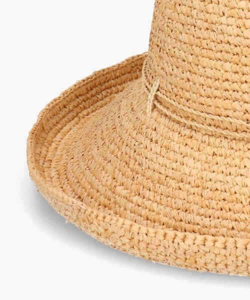 OVERRIDE(オーバーライド)の「OVERRIDE RAFFIA CROCHET SAILOR / オーバーライド(ハット・レディース・ベージュ・58cm)」の14枚目の写真