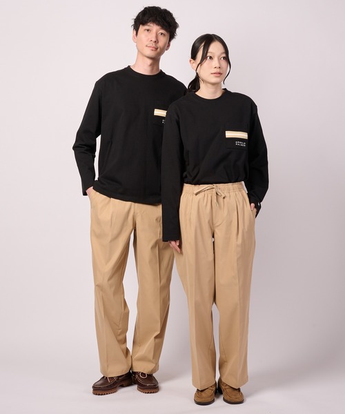 Arnold Palmer(アーノルドパーマー)の「テックストレッチ シェア ワイドパンツ(その他パンツ・レディース・ブラック/ネイビー/ベージュ・L/M/S/XS/LL)」の5枚目の写真