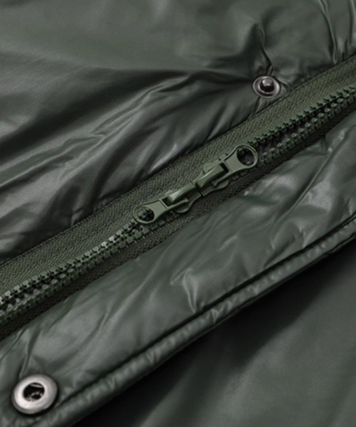 NOWLE（ノウル）の「【NOWLE】ウエストマーク 中綿 スタンドカラー ロングコート（ダウンジャケット/コート・メンズ・ブラック/ダークカーキ・FREE）」の20枚目の写真