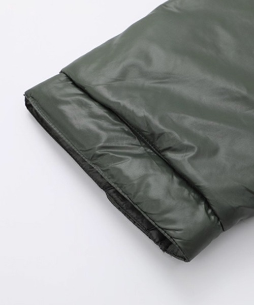 NOWLE（ノウル）の「【NOWLE】ウエストマーク 中綿 スタンドカラー ロングコート（ダウンジャケット/コート・メンズ・ブラック/ダークカーキ・FREE）」の19枚目の写真