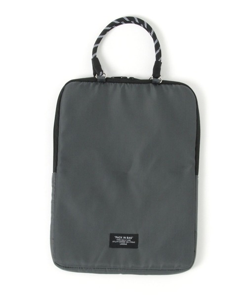 LAKOLE（ラコレ）の「ロープPCケース[タテ] / 638248（PC・タブレットケース・レディース・ブラック/グレー・FREE）」の4枚目の写真