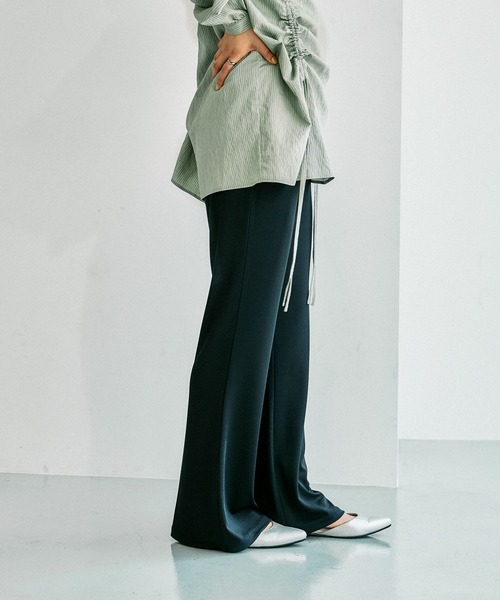 LEPSIM（レプシィム）の「ソフトドレープパンツ　987509（その他パンツ・レディース・ブラウン/アイボリー/ブラック/ダークグリーン・FREE/TALL）」の16枚目の写真