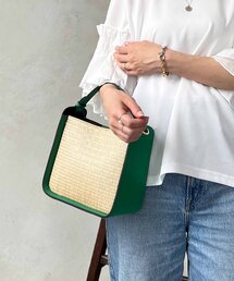 サイドカラーメッシュバッグ