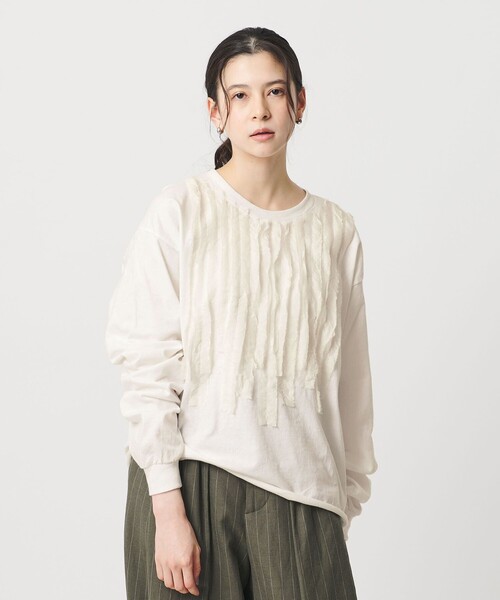 dahl'ia＞リメイク ロングスリーブ カットソー（Tシャツ/カットソー