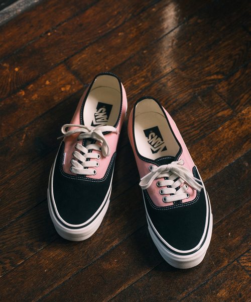 VANS(バンズ)の「VANS / ヴァンズ LX プレミアム オーセンティック 44(スニーカー・メンズ・ピンク/グリーン・100/95/90/85/80)」の2枚目の写真