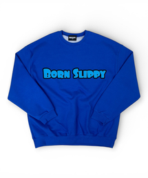 BORN SLIPPY（ボーンスリッピー）の「Born Slippy Logo Sweatshirts (Blue)（スウェット）」