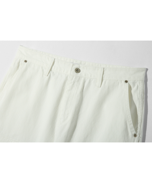 BASEMOMENT(ベースモーメント)の「ダブルニー カーペンター ワークパンツ オフホワイト(その他パンツ・メンズ・その他・X-LARGE)」の4枚目の写真