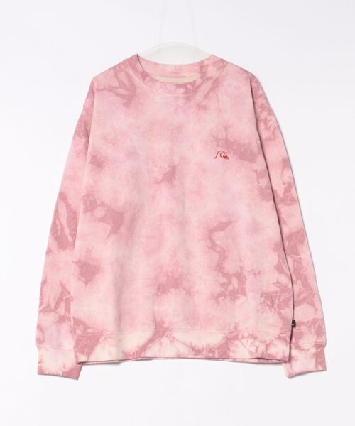 Quiksilver(クイックシルバー)の「QUIKSILVER メンズ BUBBLE SWEAT CREW 長袖スウェット 特殊裏起毛 軽量速乾フリース トレーナー 速乾 バブルロゴ【2026年春夏モデル】/クイックシルバースウェット(スウェット・メンズ・グレー/ピンク/ブラック・LARGE/MEDIUM/X-LARGE)」の3枚目の写真