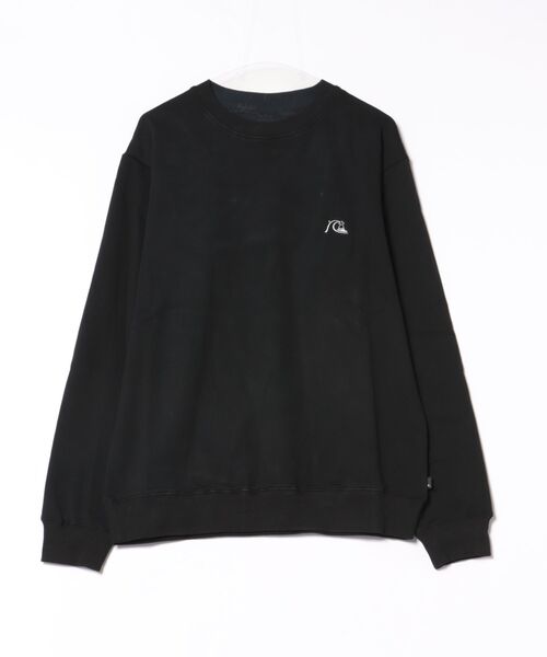Quiksilver(クイックシルバー)の「QUIKSILVER メンズ BUBBLE SWEAT CREW 長袖スウェット 特殊裏起毛 軽量速乾フリース トレーナー 速乾 バブルロゴ【2026年春夏モデル】/クイックシルバースウェット(スウェット・メンズ・グレー/ピンク/ブラック・LARGE/MEDIUM/X-LARGE)」の2枚目の写真
