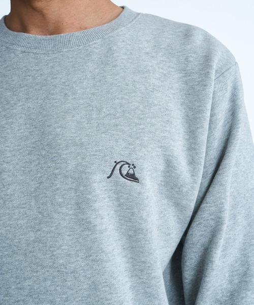 Quiksilver(クイックシルバー)の「QUIKSILVER メンズ BUBBLE SWEAT CREW 長袖スウェット 特殊裏起毛 軽量速乾フリース トレーナー 速乾 バブルロゴ【2026年春夏モデル】/クイックシルバースウェット(スウェット・メンズ・グレー/ピンク/ブラック・LARGE/MEDIUM/X-LARGE)」の6枚目の写真
