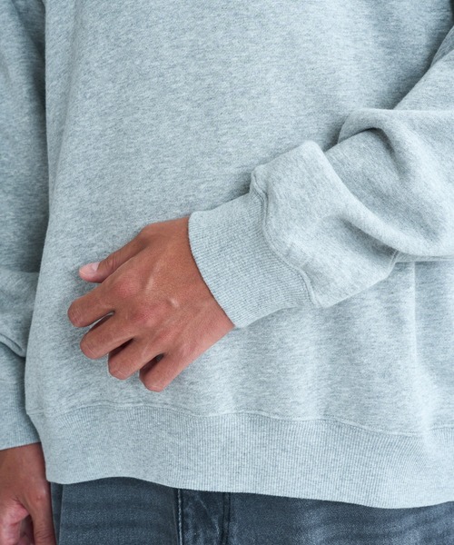 Quiksilver(クイックシルバー)の「QUIKSILVER メンズ BUBBLE SWEAT CREW 長袖スウェット 特殊裏起毛 軽量速乾フリース トレーナー 速乾 バブルロゴ【2026年春夏モデル】/クイックシルバースウェット(スウェット・メンズ・グレー/ピンク/ブラック・LARGE/MEDIUM/X-LARGE)」の7枚目の写真