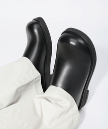 FIRENZE ATELIER（フィレンツェアトリエ）の「[SECOND.A] バルーンブローファー 2NDS080B [ブラック]（サンダル）」