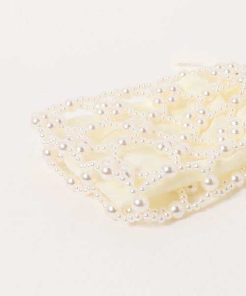 LUMIRA（アパレル）（ルミラ）の「パールバッグ ミニ ショルダーバッグ（ショルダーバッグ・レディース・ブラック/ホワイト・FREE）」の8枚目の写真