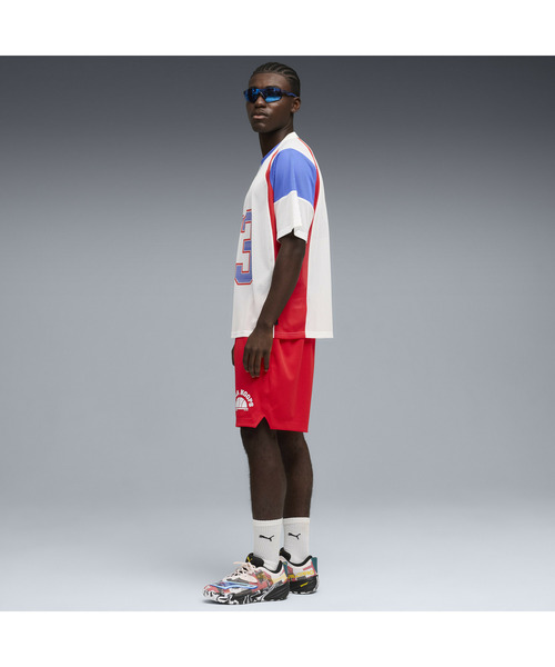 PUMA(プーマ)の「PUMA プーマ メンズ バスケットボール アウト オブ バウンズ 半袖 Tシャツ(Tシャツ/カットソー・メンズ・グリーン系その他/ホワイト系その他・SMALL/X-LARGE/MEDIUM/LARGE/X-SMALL)」の4枚目の写真