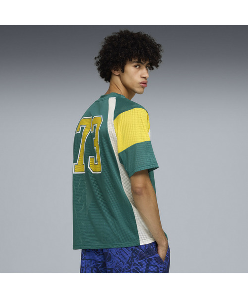 PUMA(プーマ)の「PUMA プーマ メンズ バスケットボール アウト オブ バウンズ 半袖 Tシャツ(Tシャツ/カットソー・メンズ・グリーン系その他/ホワイト系その他・SMALL/X-LARGE/MEDIUM/LARGE/X-SMALL)」の11枚目の写真
