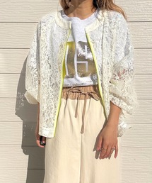 Q（キュー）の「レースブルゾン（ブルゾン）」