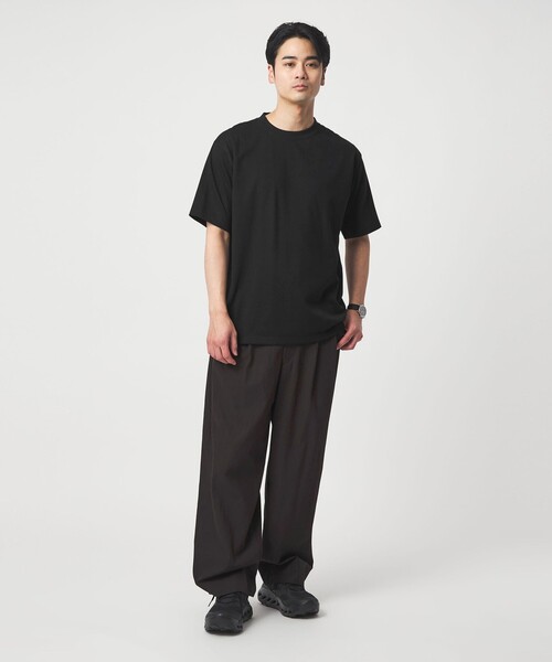 Snow Peak(スノーピーク)の「<snow peak>バック ロゴ Tシャツ(Tシャツ/カットソー・メンズ・ブラック/オフホワイト・XL/M/L)」の4枚目の写真