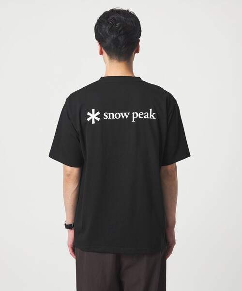 Snow Peak(スノーピーク)の「<snow peak>バック ロゴ Tシャツ(Tシャツ/カットソー・メンズ・ブラック/オフホワイト・XL/M/L)」の9枚目の写真