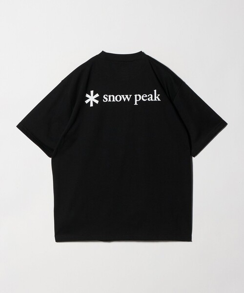 Snow Peak(スノーピーク)の「<snow peak>バック ロゴ Tシャツ(Tシャツ/カットソー・メンズ・ブラック/オフホワイト・XL/M/L)」の11枚目の写真