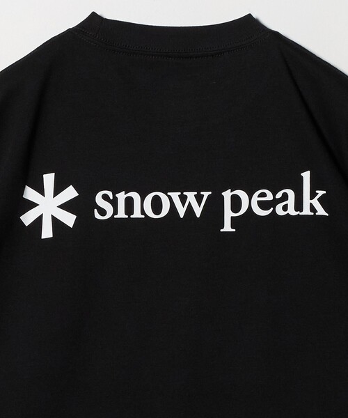Snow Peak(スノーピーク)の「<snow peak>バック ロゴ Tシャツ(Tシャツ/カットソー・メンズ・ブラック/オフホワイト・XL/M/L)」の16枚目の写真
