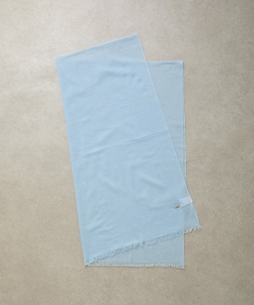 COLLAGE GALLARDAGALANTE（コラージュガリャルダガランテ）の「PAPILLONNER/コットンカラーストール（ストール/ショール・レディース・グレイッシュベージュ/イエロー/ブルー・FREE）」の3枚目の写真