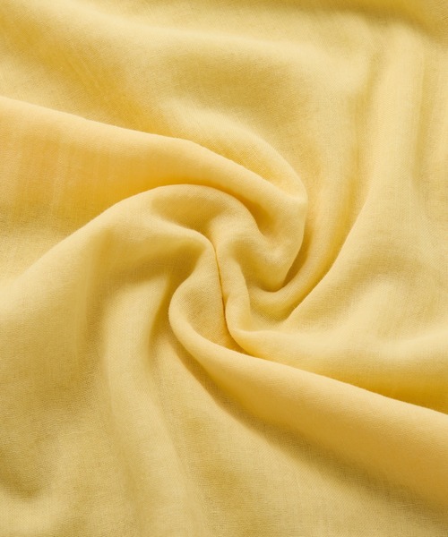 COLLAGE GALLARDAGALANTE（コラージュガリャルダガランテ）の「PAPILLONNER/コットンカラーストール（ストール/ショール・レディース・グレイッシュベージュ/イエロー/ブルー・FREE）」の5枚目の写真