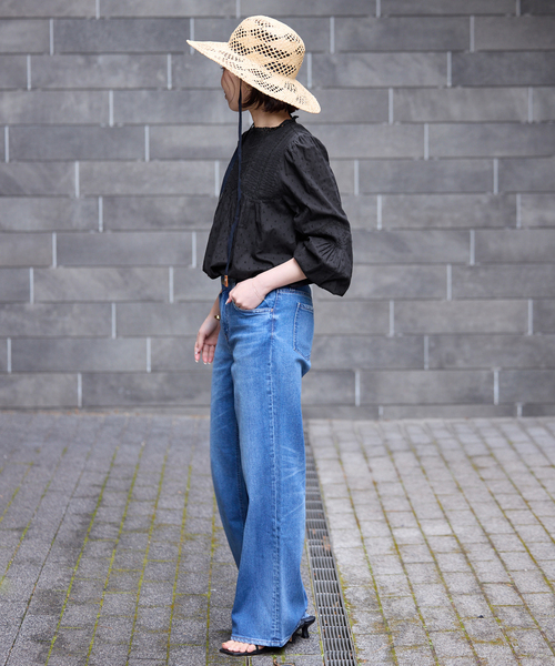 SLOBE IENA（スローブイエナ）の「マニーレースブラウス（シャツ/ブラウス・レディース・ブラック/ホワイト/グリーン・FREE）」の6枚目の写真