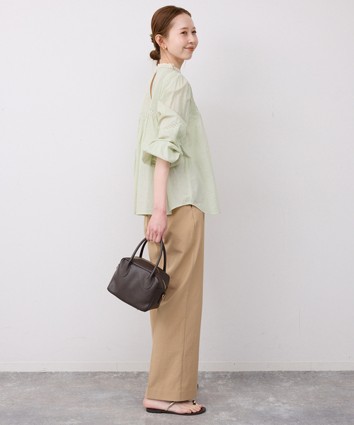 SLOBE IENA（スローブイエナ）の「マニーレースブラウス（シャツ/ブラウス・レディース・ブラック/ホワイト/グリーン・FREE）」の20枚目の写真