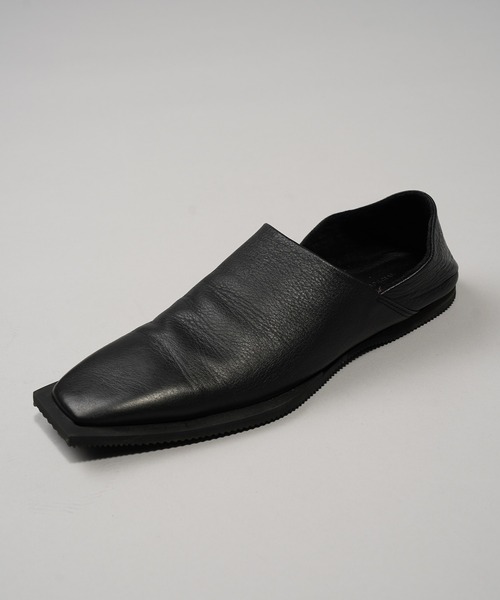 MAISON SPECIAL(メゾンスペシャル)の「《UNISEX》【SPECIAL SHOES FACTORY COLLABORATION】Plain Toe With Open Lacing Flat Slip-ons/プレーントゥ2WAYフラットスリッポン【MAISON SPECIAL/メゾンスペシャル】(ドレスシューズ・メンズ・ブラック/ブラウン・28.5/27.5/26.5/25.5)」の8枚目の写真