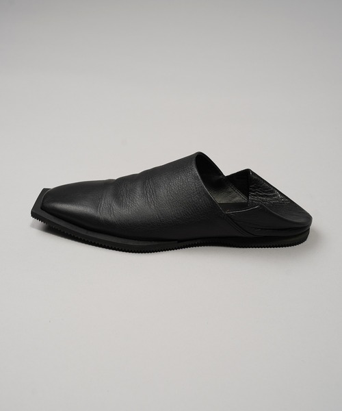 MAISON SPECIAL(メゾンスペシャル)の「《UNISEX》【SPECIAL SHOES FACTORY COLLABORATION】Plain Toe With Open Lacing Flat Slip-ons/プレーントゥ2WAYフラットスリッポン【MAISON SPECIAL/メゾンスペシャル】(ドレスシューズ・メンズ・ブラック/ブラウン・28.5/27.5/26.5/25.5)」の9枚目の写真