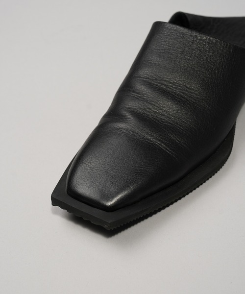 MAISON SPECIAL(メゾンスペシャル)の「《UNISEX》【SPECIAL SHOES FACTORY COLLABORATION】Plain Toe With Open Lacing Flat Slip-ons/プレーントゥ2WAYフラットスリッポン【MAISON SPECIAL/メゾンスペシャル】(ドレスシューズ・メンズ・ブラック/ブラウン・28.5/27.5/26.5/25.5)」の10枚目の写真