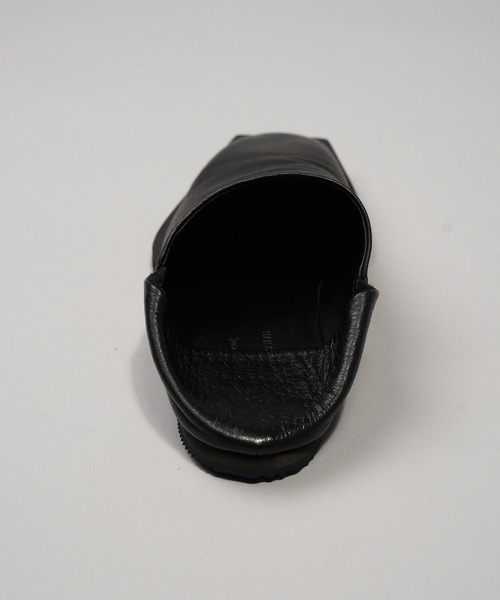 MAISON SPECIAL(メゾンスペシャル)の「《UNISEX》【SPECIAL SHOES FACTORY COLLABORATION】Plain Toe With Open Lacing Flat Slip-ons/プレーントゥ2WAYフラットスリッポン【MAISON SPECIAL/メゾンスペシャル】(ドレスシューズ・メンズ・ブラック/ブラウン・28.5/27.5/26.5/25.5)」の12枚目の写真