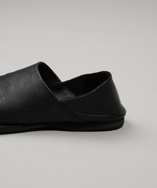 MAISON SPECIAL(メゾンスペシャル)の「《UNISEX》【SPECIAL SHOES FACTORY COLLABORATION】Plain Toe With Open Lacing Flat Slip-ons/プレーントゥ2WAYフラットスリッポン【MAISON SPECIAL/メゾンスペシャル】(ドレスシューズ・メンズ・ブラック/ブラウン・28.5/27.5/26.5/25.5)」の15枚目の写真