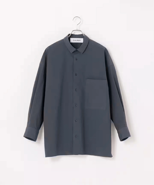 Spick & Span(スピックアンドスパン)の「《追加》ナチュラルダイBIGシャツ4(シャツ/ブラウス・レディース・チャコールグレー・FREE)」の1枚目の写真