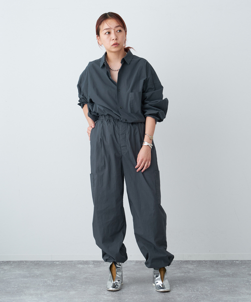 Spick & Span(スピックアンドスパン)の「《追加》ナチュラルダイBIGシャツ4(シャツ/ブラウス・レディース・チャコールグレー・FREE)」の3枚目の写真