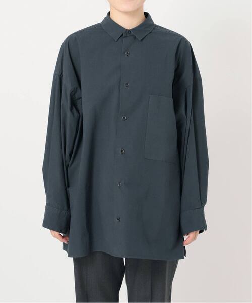 Spick & Span(スピックアンドスパン)の「《追加》ナチュラルダイBIGシャツ4(シャツ/ブラウス・レディース・チャコールグレー・FREE)」の10枚目の写真