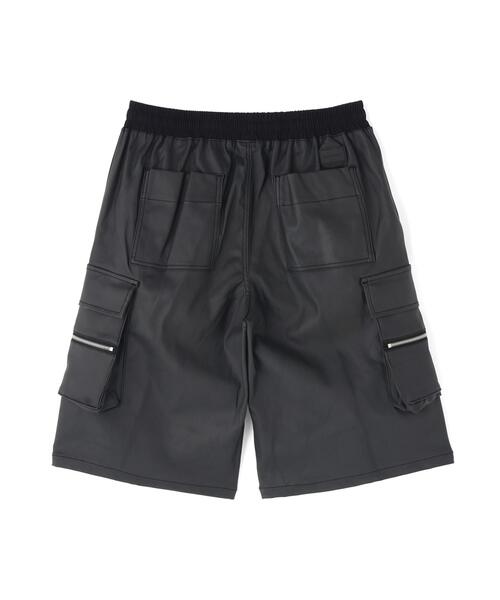 L.H.P(エルエイチピー)の「DankeSchon/ダンケシェーン/COATING CARGO SHORTS(カーゴパンツ・メンズ・ブラック・L/M)」の12枚目の写真