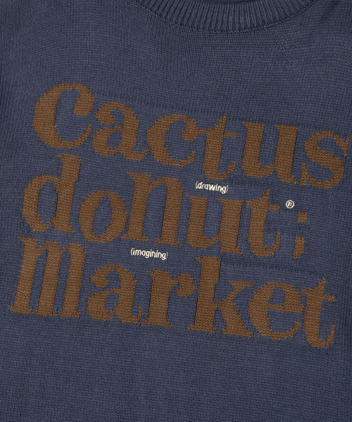 CACTUSDONUTMARKET(カクタスドーナツマーケット)の「CDM Basic Logo Sweater - Navy(ニット/セーター・メンズ・その他・MEDIUM/LARGE)」の4枚目の写真