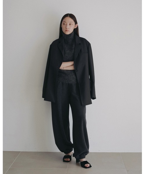 anuke（アンヌーク）の「Squaretoe Velour Mule（サンダル・レディース・ブラック/ブラウン・36inch/37inch/38inch）」の11枚目の写真